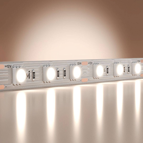 Лента LED BASE 14,4 W/m 12V IP20 5050/60 6000K 10mm (5м) 201185 MAYTONI