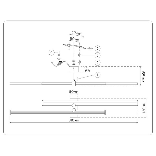 Бра AMBRELLA LIGHT COMFORT FL6161