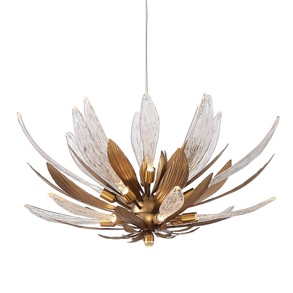 Люстра подвесная DELIGHT COLLECTION RP168416 RP168416-19 bronze/clear