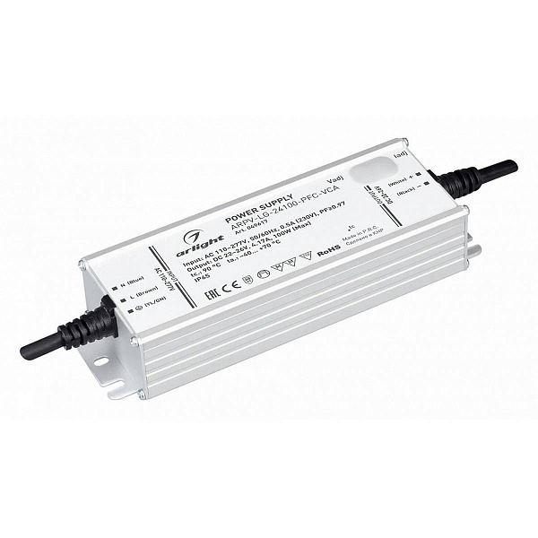 Блок питания ARLIGHT ARPV-LG 24V 100W IP65 49617