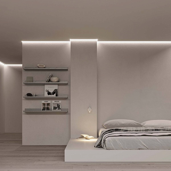 Профиль для ленты LED врезной СEIL 51x41мм без рассеивателя (2м) 47183 ARLIGHT