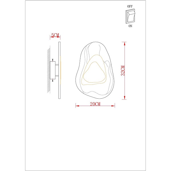Бра ARTE LAMP LIBERTAS A2096AP-5PB