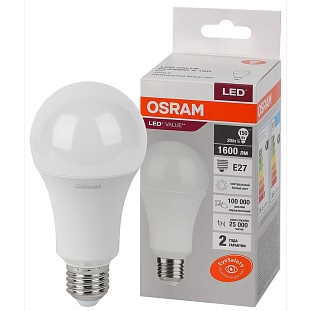 Лампа LED E27  20W/840 220V груша 1600Lm OSRAM