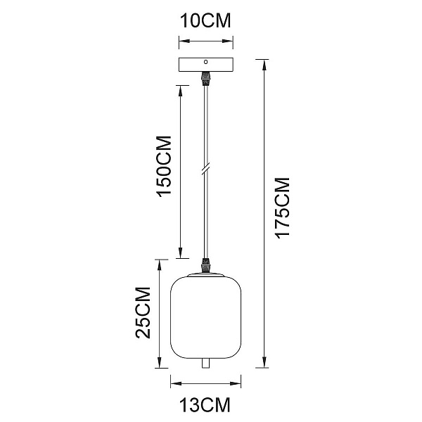 Подвес ARTE LAMP FREDDIE A2234SP-1PB