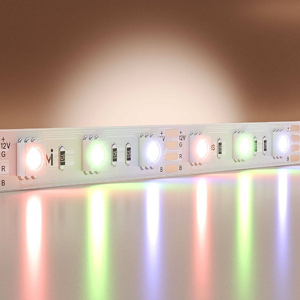 Лента LED BASE 14,4 W/m 12V IP20 5050/60 RGB 10mm (5м) 201195 MAYTONI