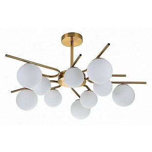 Люстра потолочная ESCADA SPHERE 642/10P Brass