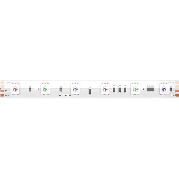 Лента LED ULTRA 14,4W/m 24V IP68 5050/60 RGB 12mm (5м) 201249 MAYTONI