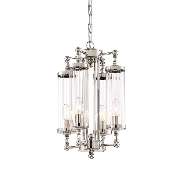 Люстра подвесная DELIGHT COLLECTION REGIS BC404-4 nickel
