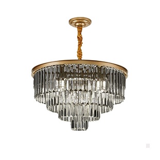 Люстра потолочная DELIGHT COLLECTION 1920S ODEON 9513C/600R gold/clear