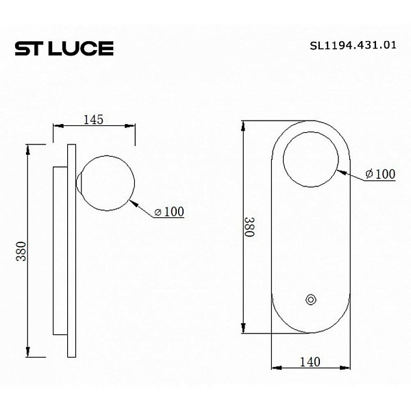 Бра ST LUCE EARTHY SL1194.431.01