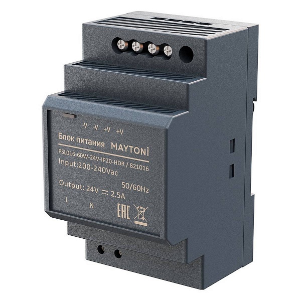 Блок питания MAYTONI LED STRIP DRIVERS 24V 60W IP20 821016