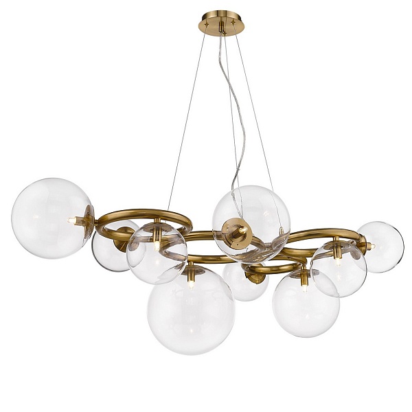 Люстра подвесная DELIGHT COLLECTION PUPPET P68092-9 brass