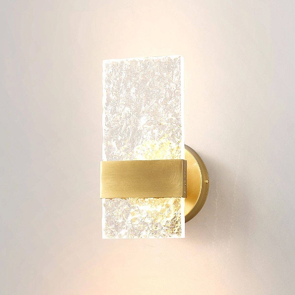 Бра DELIGHT COLLECTION WALL LAMP MT8981-1W brass