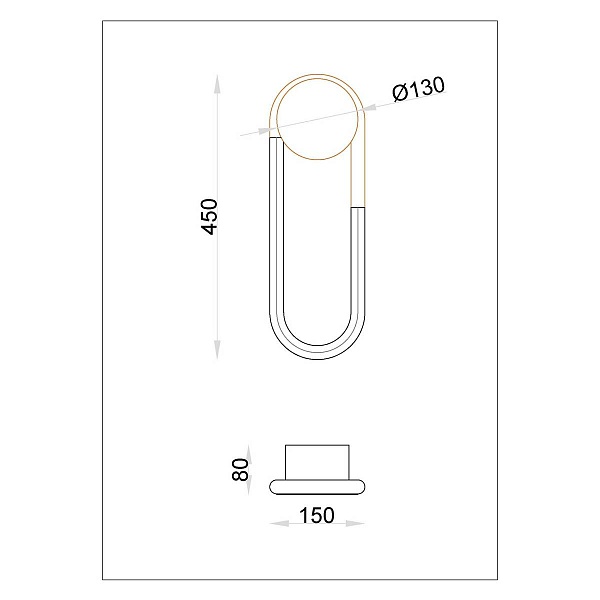 Бра ARTE LAMP LUMINO A2233AP-20GO