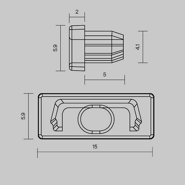 Заглушка MAYTONI LED STRIP PROFIL 642012