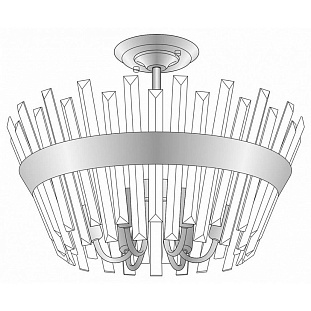 Люстра потолочная CITILUX ВЕСТЕРОС CL307160