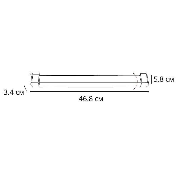 Трековый светильник ARTE LAMP LINEETTA A4574PL-1BK