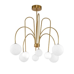 Люстра подвесная DELIGHT COLLECTION KG1213P KG1213P-8 brass