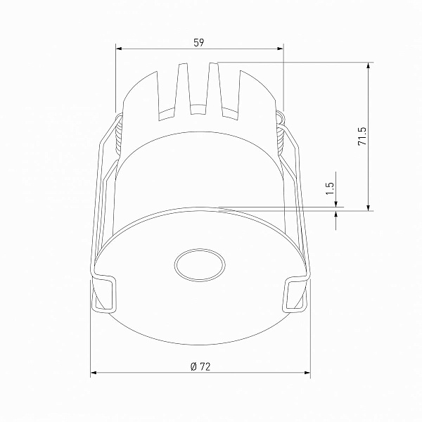Светильник встраиваемый ELEKTROSTANDARD BINNIE a070927