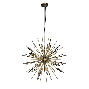 Люстра подвесная DELIGHT COLLECTION BOIVIN MD2094-12A gold/clear crystal