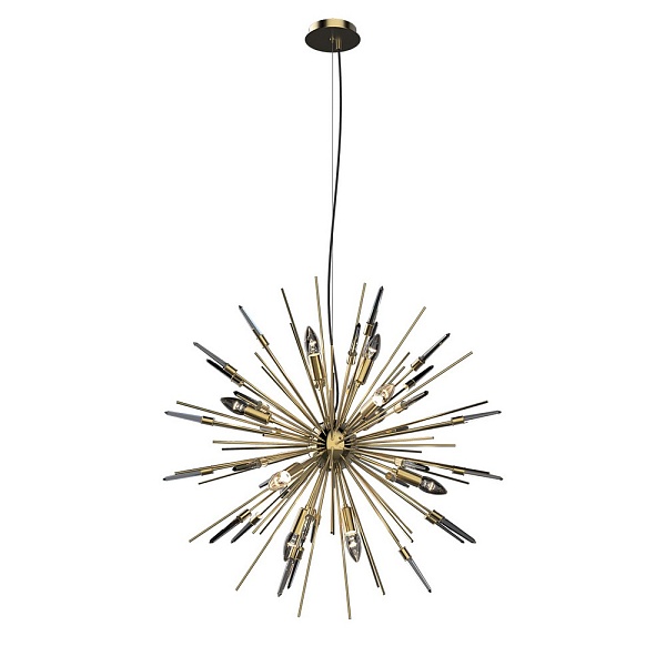 Люстра подвесная DELIGHT COLLECTION BOIVIN MD2094-12A gold/clear crystal