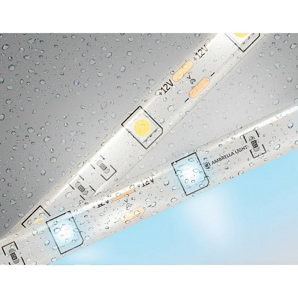 Лента LED 7,2 W/m 12V IP65 2835/30 6500K 10mm (5м) GS1903 AMBRELLA LIGHT