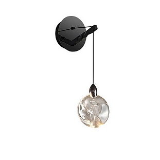 Бра DELIGHT COLLECTION COLVIN MT9176-1WB pearl black