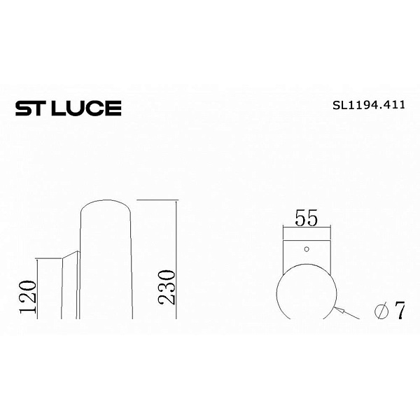 Бра ST LUCE EARTHY SL1194.411.01