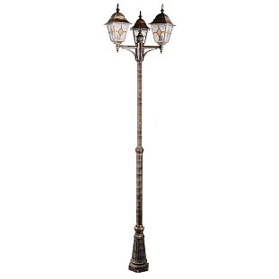 Светильник уличный столб высокий ARTE LAMP MADRID A1542PA-3BN