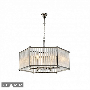 Люстра подвесная ILAMP RICH P9509-6 NIC