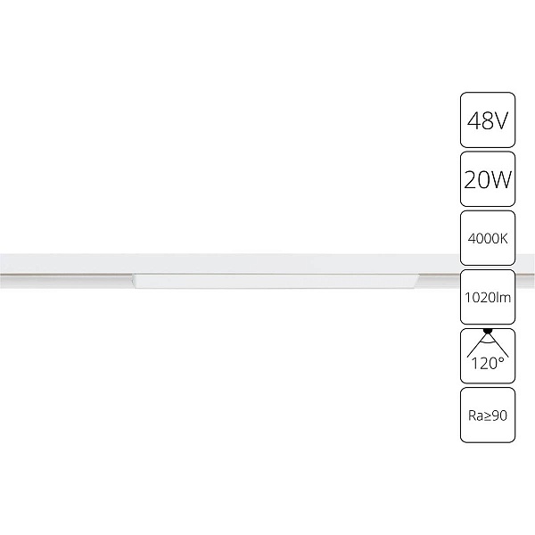Трековый светильник ARTE LAMP LINEA A4663PL-1WH