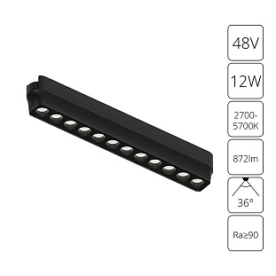 Трековый светильник ARTE LAMP RAPID A2954PL-1BK