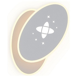 Бра AMBRELLA LIGHT WALL FW109 SGR серый песок LED 3000K+6400K 20W 230*140*50
