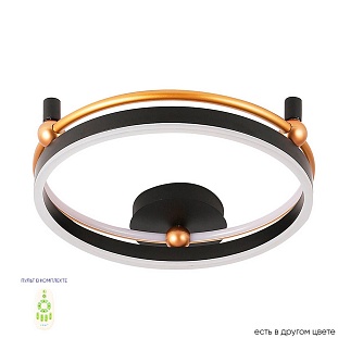 Светильник потолочный CRYSTAL LUX FERNANDO PL48W LED BLACK/GOLD