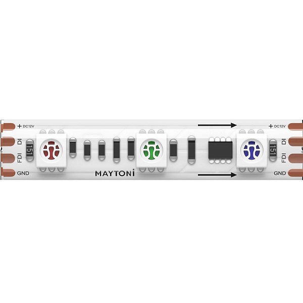Лента LED ULTRA 14,4W/m 12V IP65 5050/60 RGB 10mm (5м) 201243 MAYTONI