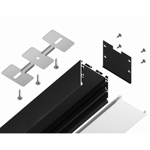 Профиль для ленты LED накладной AMBRELLA LIGHT PROFILE SYSTEM GP GP2550BK