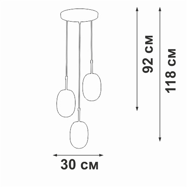 Подвес VITALUCE  V28210-1/3S