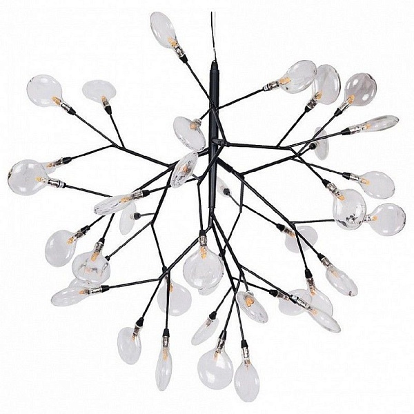 Люстра подвесная CRYSTAL LUX EVITA EVITA SP36 BLACK/TRANSPARENT