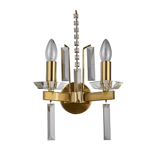 Бра CRYSTAL LUX MARRON AP2 BRASS