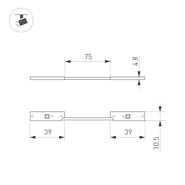 L-коннектор ARLIGHT MAG-MICROCOSM 43053