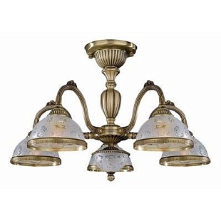 Люстра потолочная RECCAGNI ANGELO verde 6202 PL 6222/5