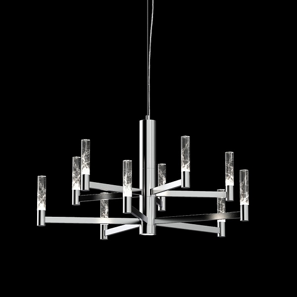 Люстра подвесная DELIGHT COLLECTION MD2051 MD2051-10A chrome