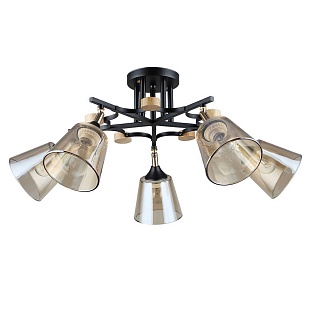 Люстра потолочная ARTE LAMP GLASSY A5078PL-5BK