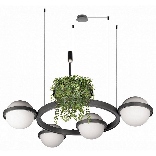 Люстра подвесная LOFT IT JARDIN 10121/4 Dark grey