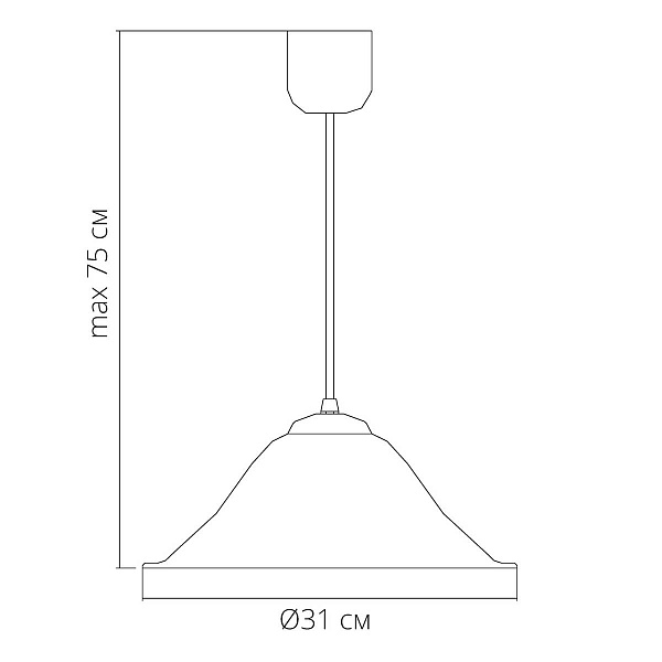 Подвес ARTE LAMP Cucina A6430SP-1WH