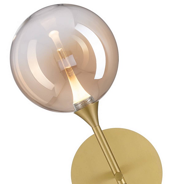 Бра DELIGHT COLLECTION MD23001045 MB23001045H-1B brass/champagne