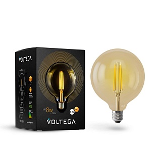Лампа Ретро VOLTEGA LOFT LED G125 8W 2800K E27 DIM 6838