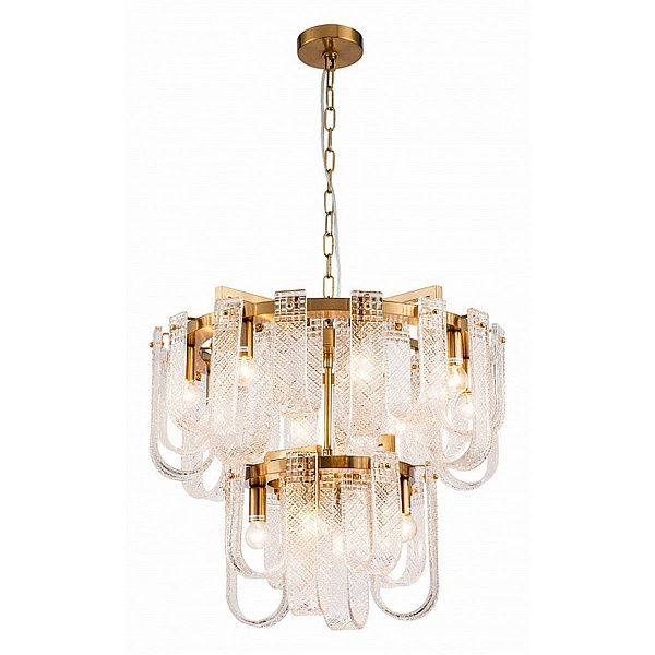 Люстра подвесная INDIGO BRINA 12027/12P Brass