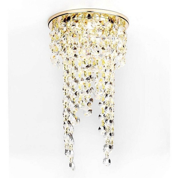 Светильник встраиваемый AMBRELLA LIGHT CRYSTAL K2071 G/CL