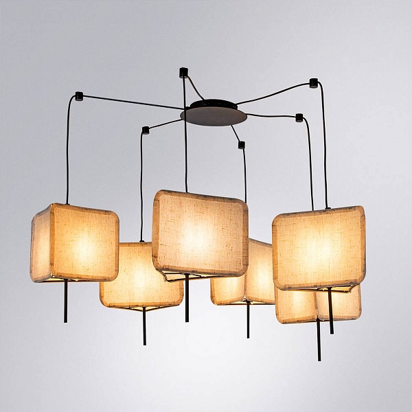Люстра подвесная ARTE LAMP TRIXIE A7084SP-6BK